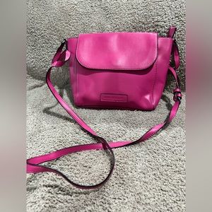 Vera Bradley pink leather crossbody!